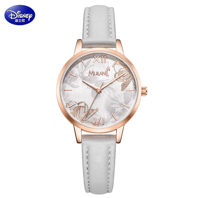Disney Mulan Casual Quartz Wristwatch with PU Band