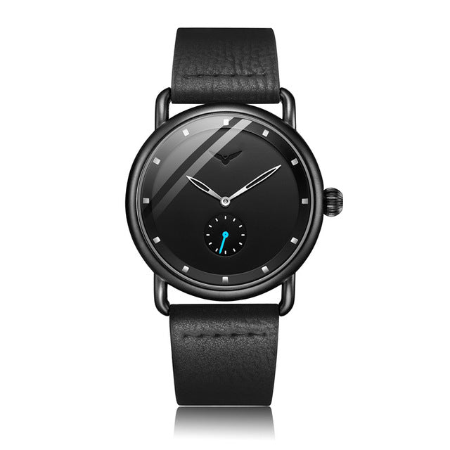 ONOLA Men's Quartz Wristwatch - Simple Leather Design