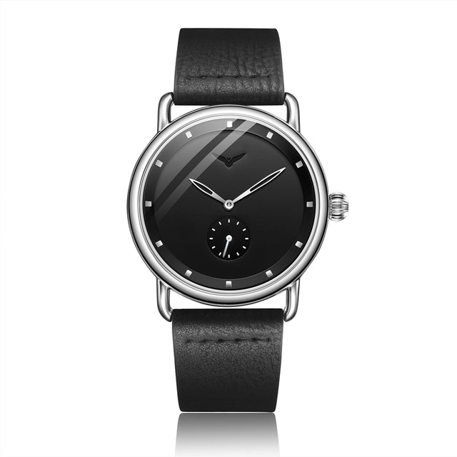 ONOLA Men's Quartz Wristwatch - Simple Leather Design