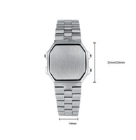 Small Square Wristwatch Bracelet with No Time Display