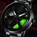 Car Wheel Inspired Wristwatch