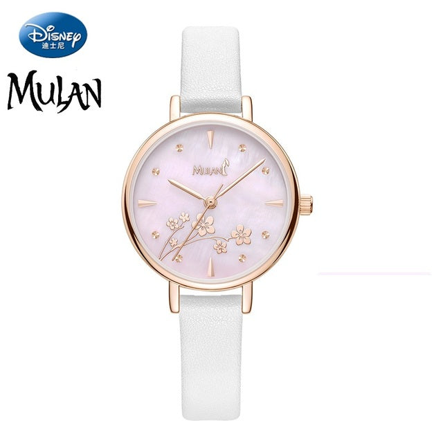 Disney Mulan Casual Quartz Wristwatch with PU Band