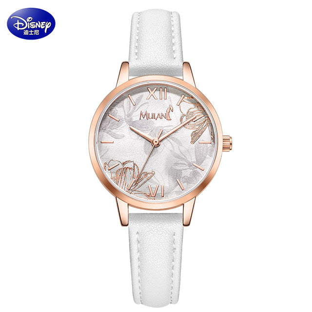 Disney Mulan Casual Quartz Wristwatch with PU Band