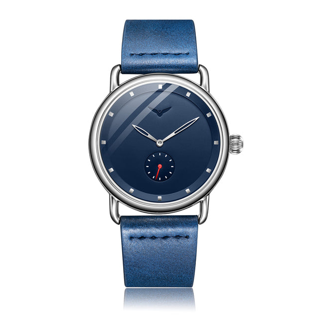 ONOLA Men's Quartz Wristwatch - Simple Leather Design